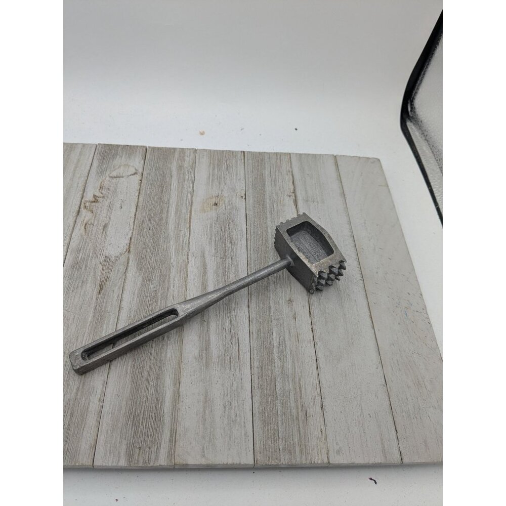 Elpo Aluminum #2 Meat Tenderizer Double Textured Sides 8 3/4" Japan